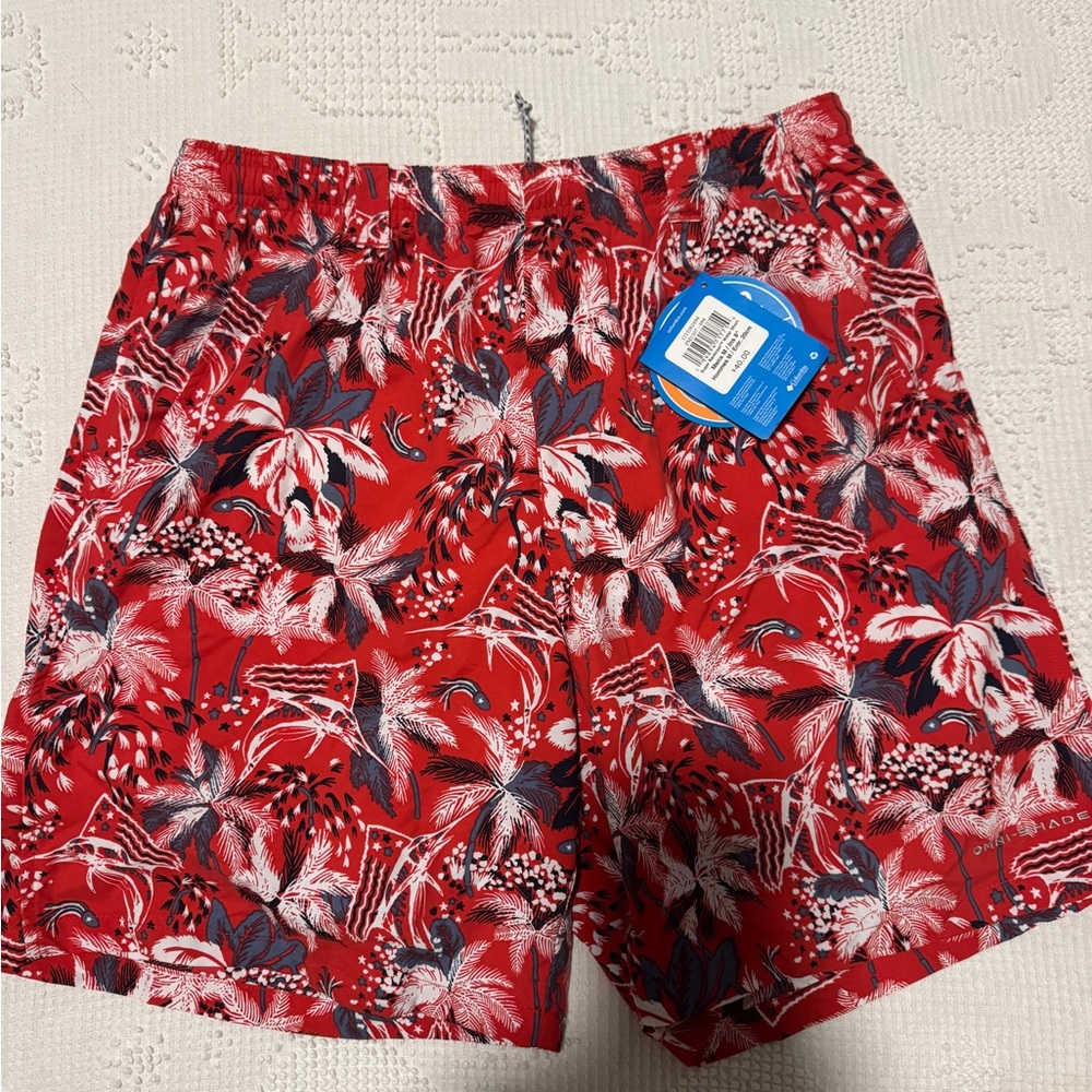 Columbia Red White and Blue Patterned Bathing suit - Size M